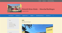 Desktop Screenshot of heinrich-heine-schule-karlshagen.de